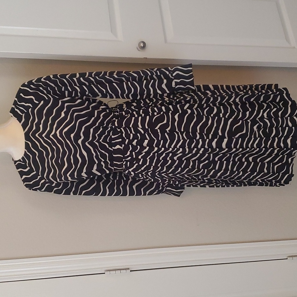 Zebra Print Dress XS